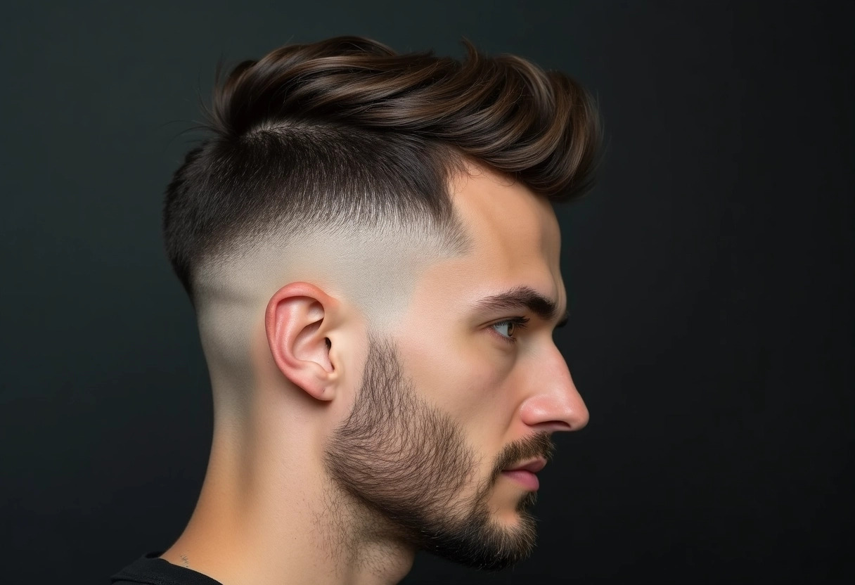 coupe de cheveux dégradé homme